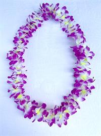Hawaii krans lilla 60 cm